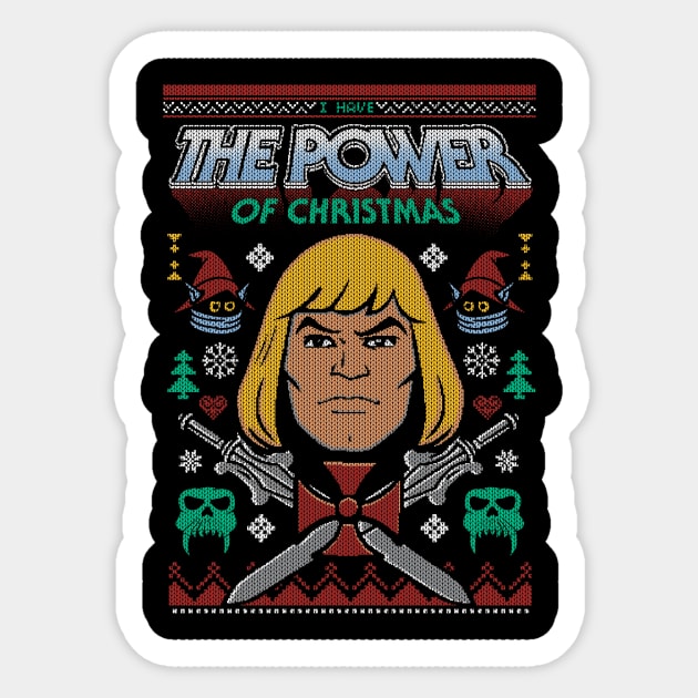 The Good Power of Christmas Sticker by Arinesart